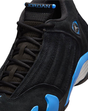 Jordan 14 Retro - Black / White - University Blue - -