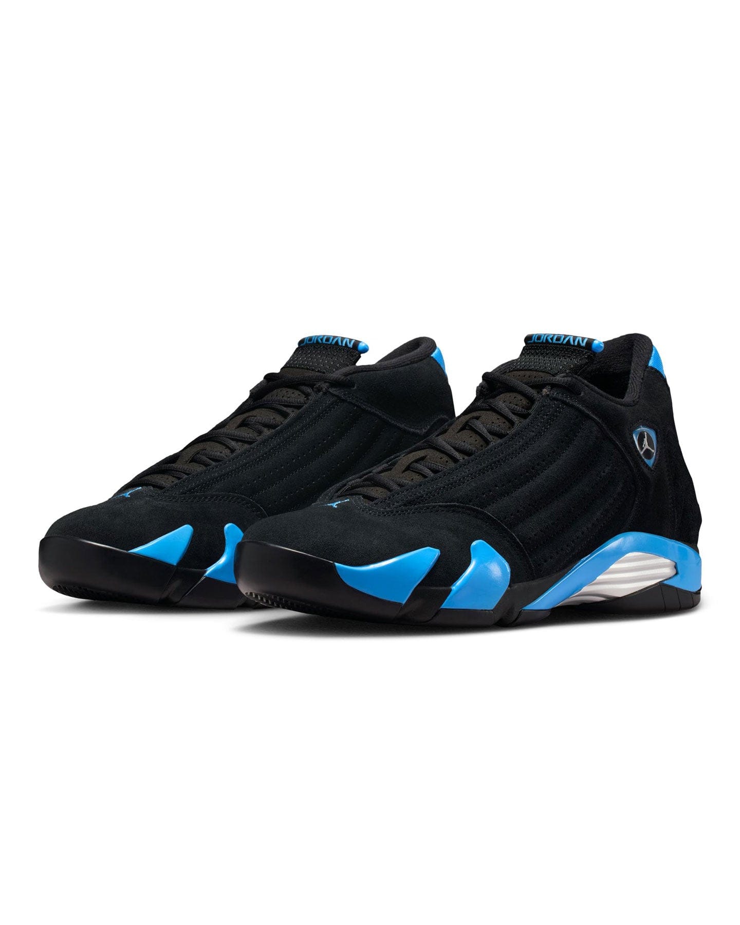 Jordan 14 Retro - Black / White - University Blue - -