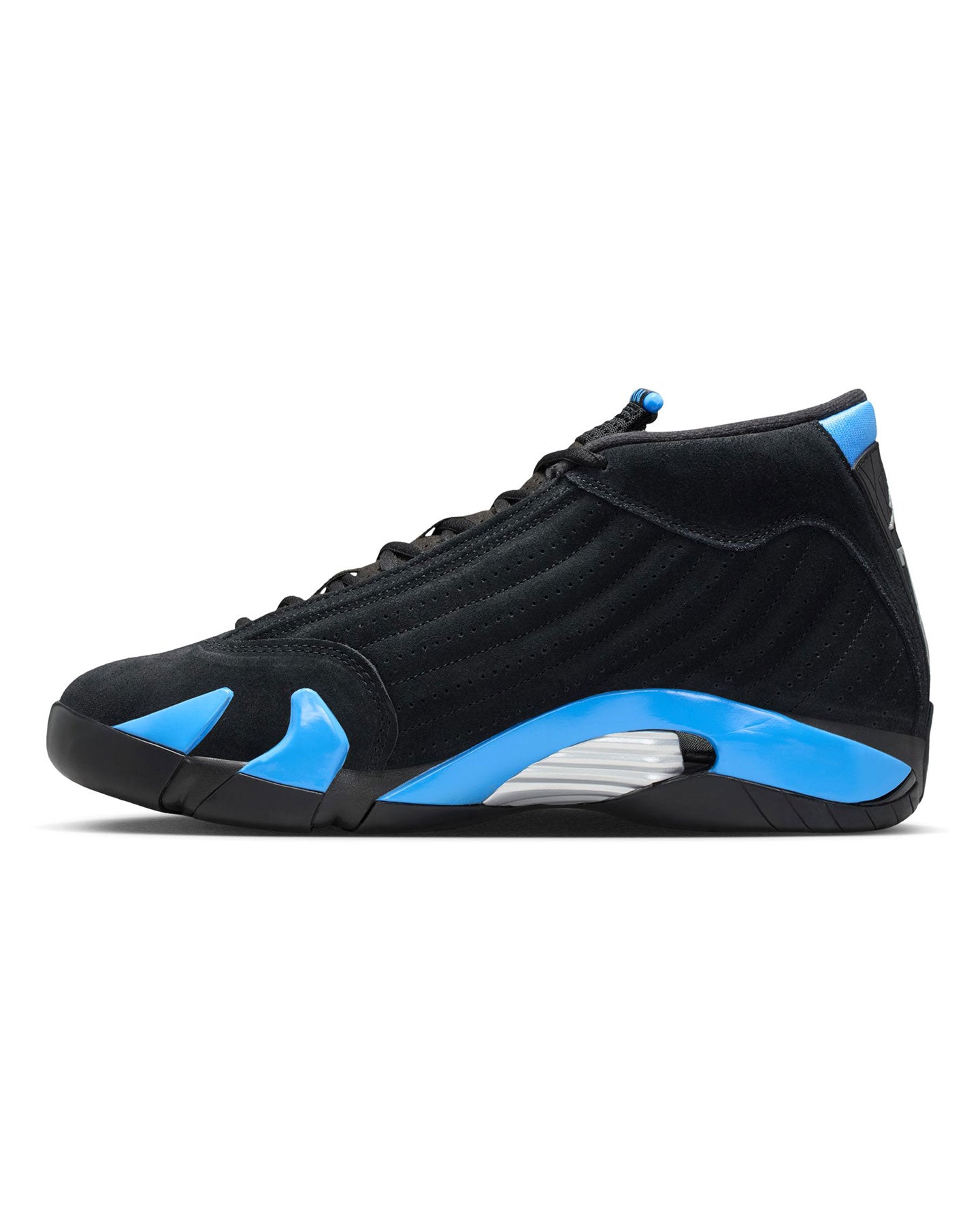 Jordan 14 Retro - Black / White - University Blue - -