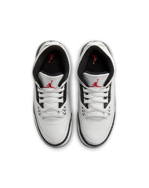 Jordan 3 Retro Release ( GS ) - "Cement Grey" - -