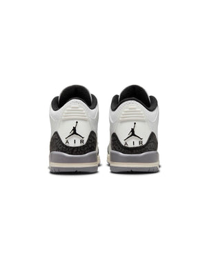 Jordan 3 Retro Release ( GS ) - "Cement Grey" - -