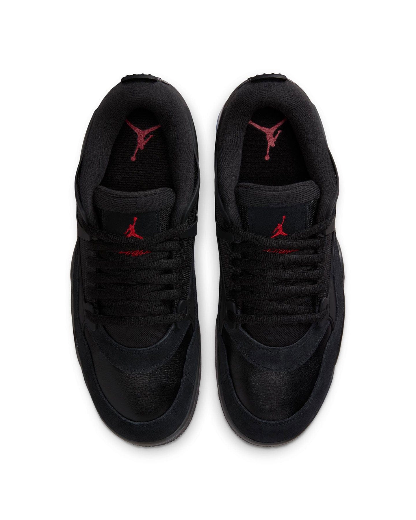 Jordan 4 RM - Black / Black - White - Varsity Red - -