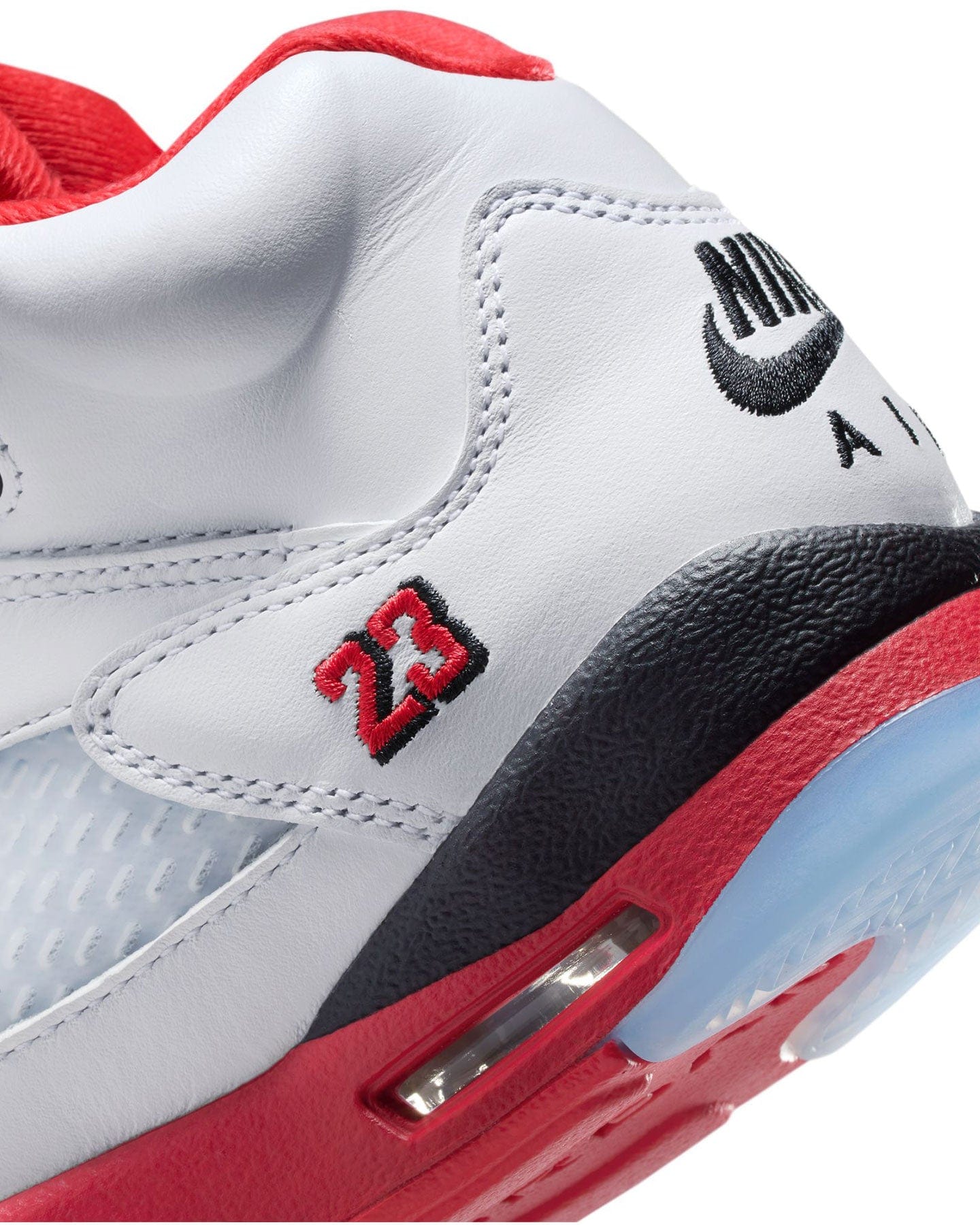 Jordan 5 Retro OG ( GS ) - "Fire Red Black Tongue" - -