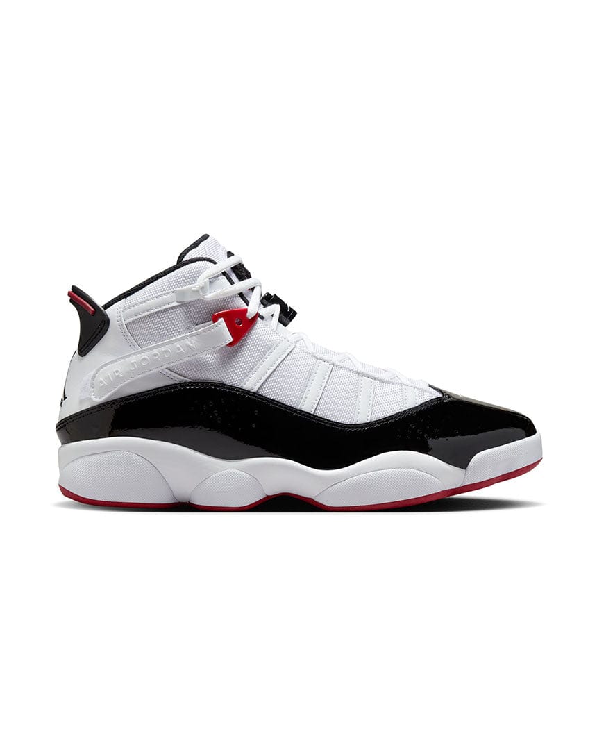 Jordan 6 Rings - White / Black / Varsity Red - 322992 164 - 197859031405