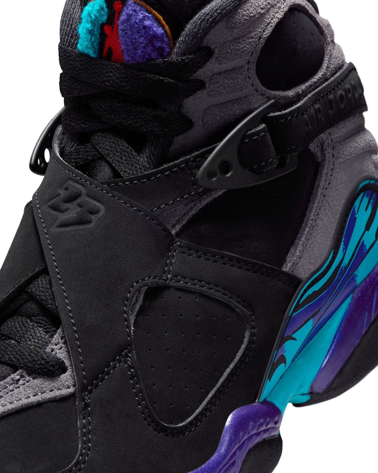 Jordan 8 Retro ( GS ) - "Aqua" - -