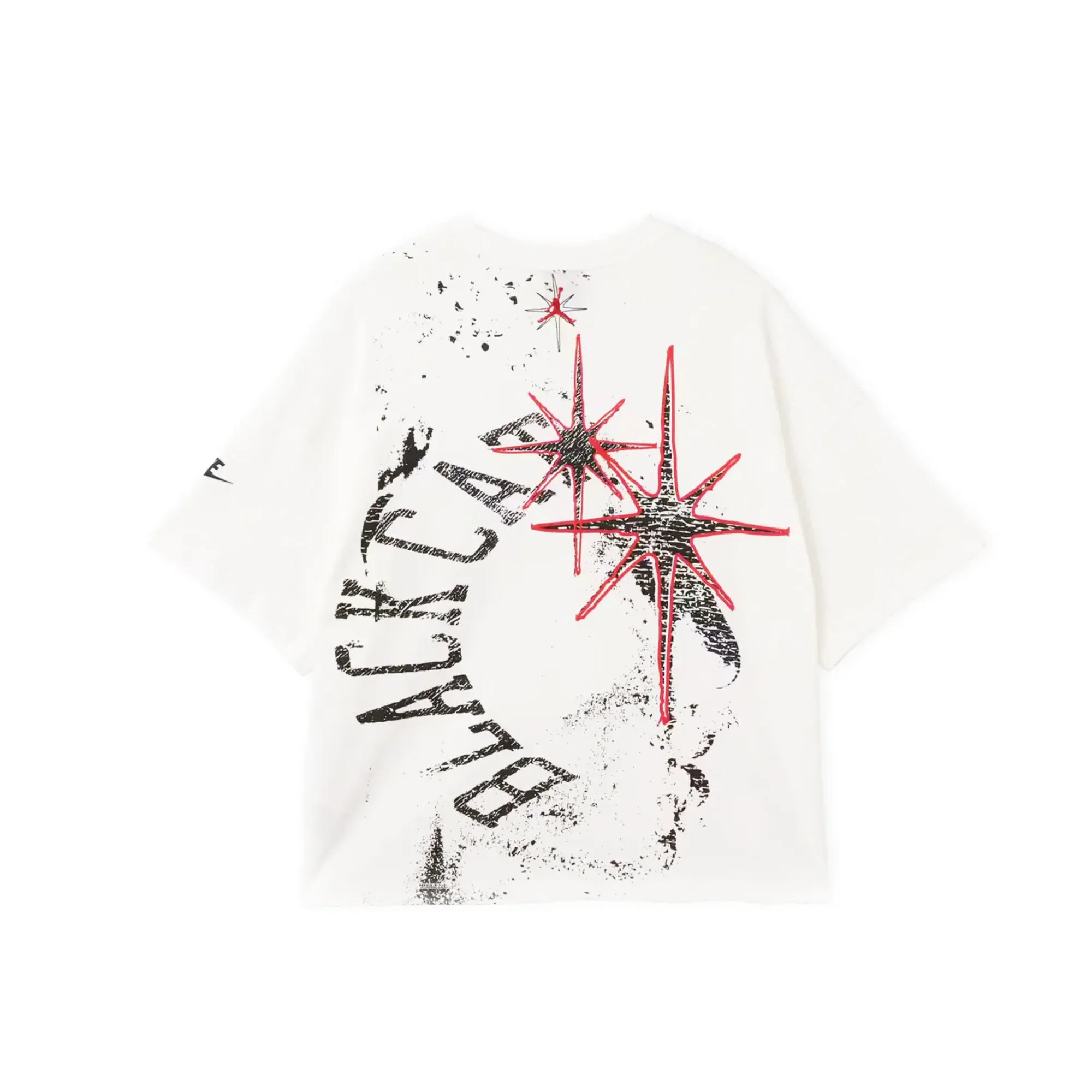 Jordan Black Cat Star Tee - White - -