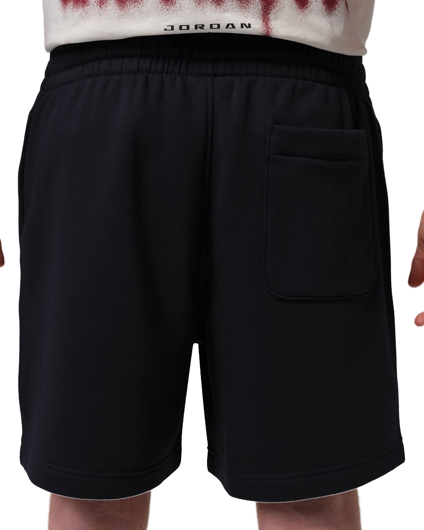 Jordan Brooklyn 7" Shorts - Black / University Red - -