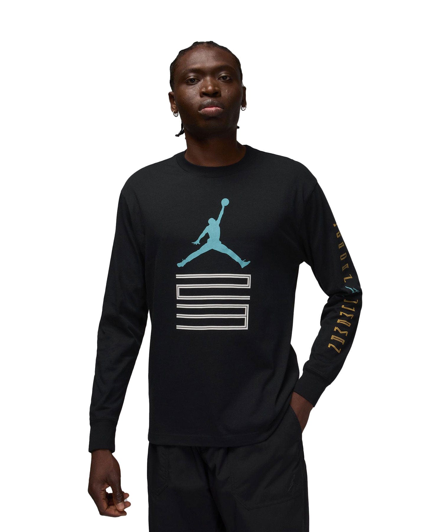 Jordan Brooklyn AJ11 Graphic LS Tee - Black - -