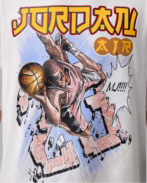 Jordan Brooklyn Anime 85' Tee - Sail - -