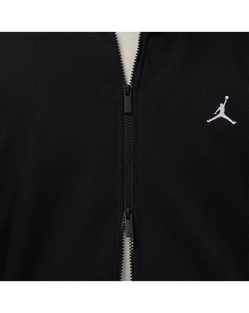 Jordan Brooklyn Fleece Full Zip Hoodie - Black / White - -