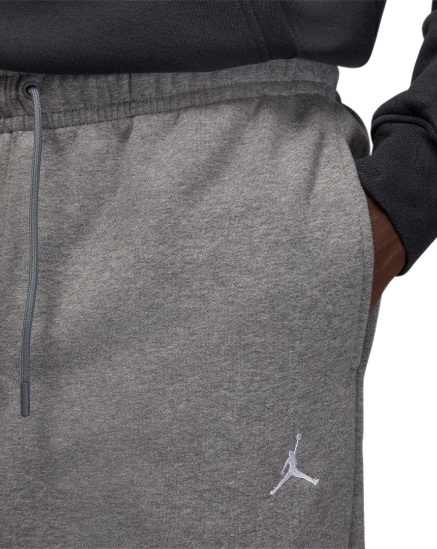 Jordan Brooklyn Fleece Pants - Carbon Heather / White - -