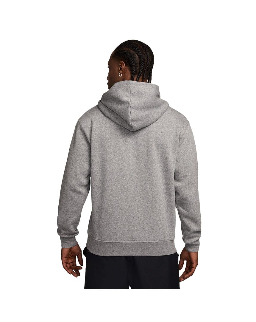 Jordan Brooklyn Fleece Pullover Hoodie - Carbon Heather / White - -