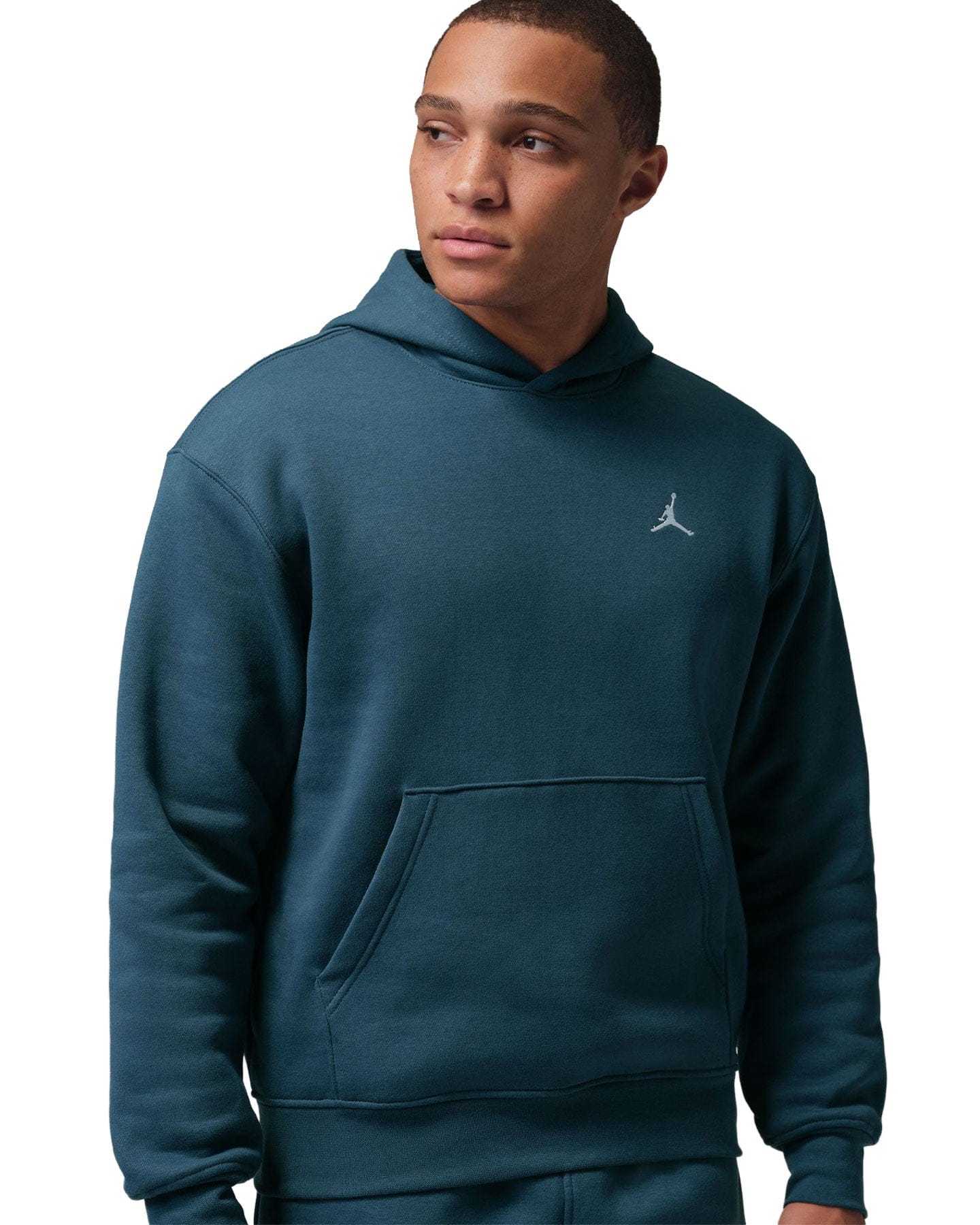 Jordan Brooklyn Fleece Pullover - Squadron Blue / White - -