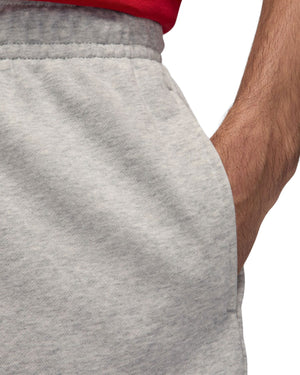 Jordan Brooklyn Fleece Shorts - Grey Heather / White - -