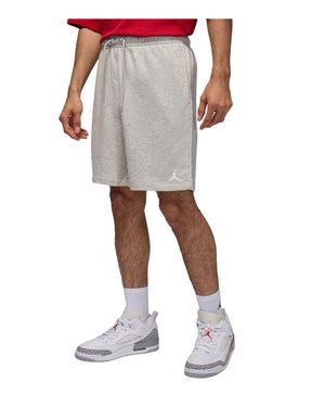 Jordan Brooklyn Fleece Shorts - Grey Heather / White - -