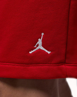 Jordan Brooklyn Fleece Shorts - Gym Red / White - -