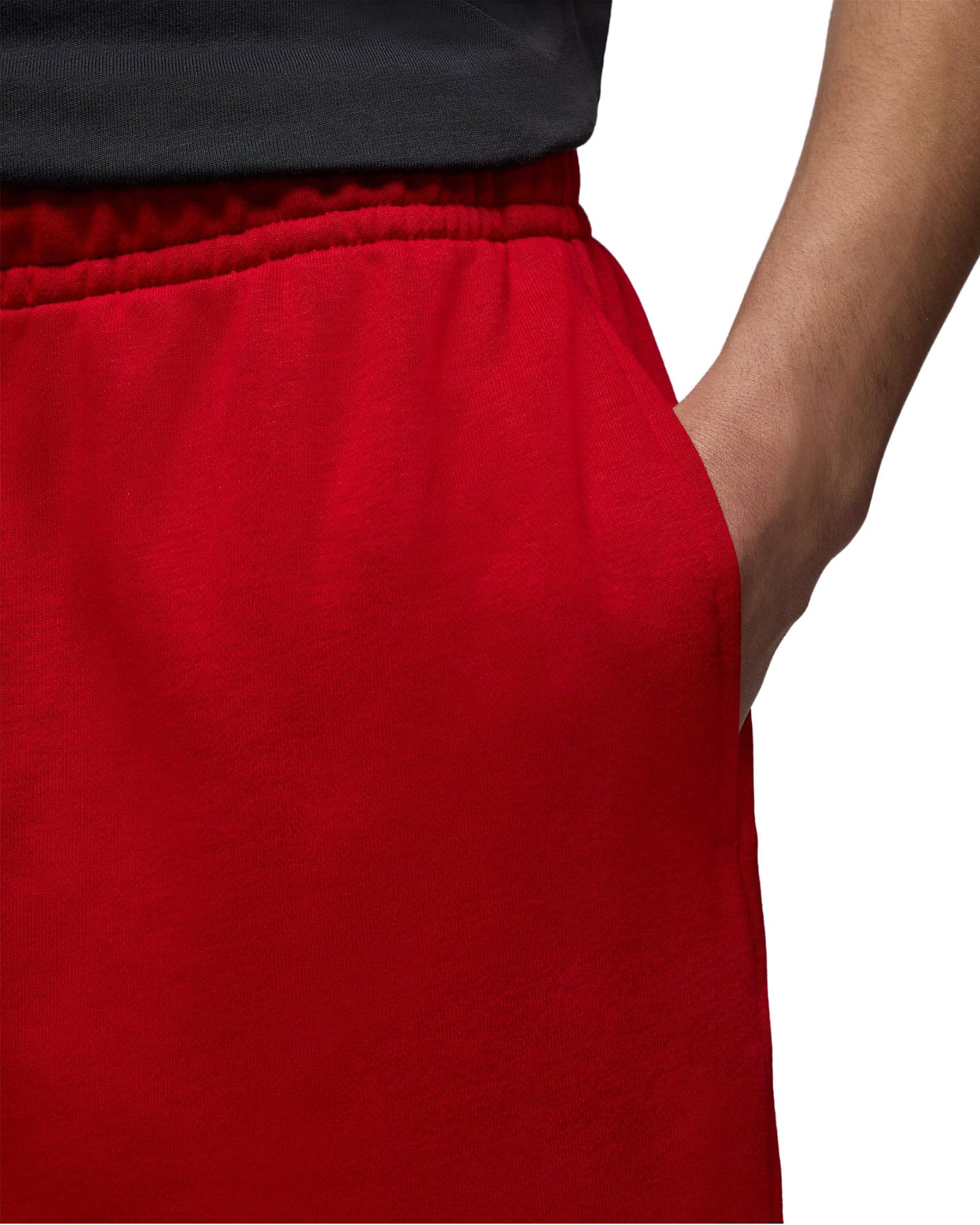 Jordan Brooklyn Fleece Shorts - Gym Red / White - -