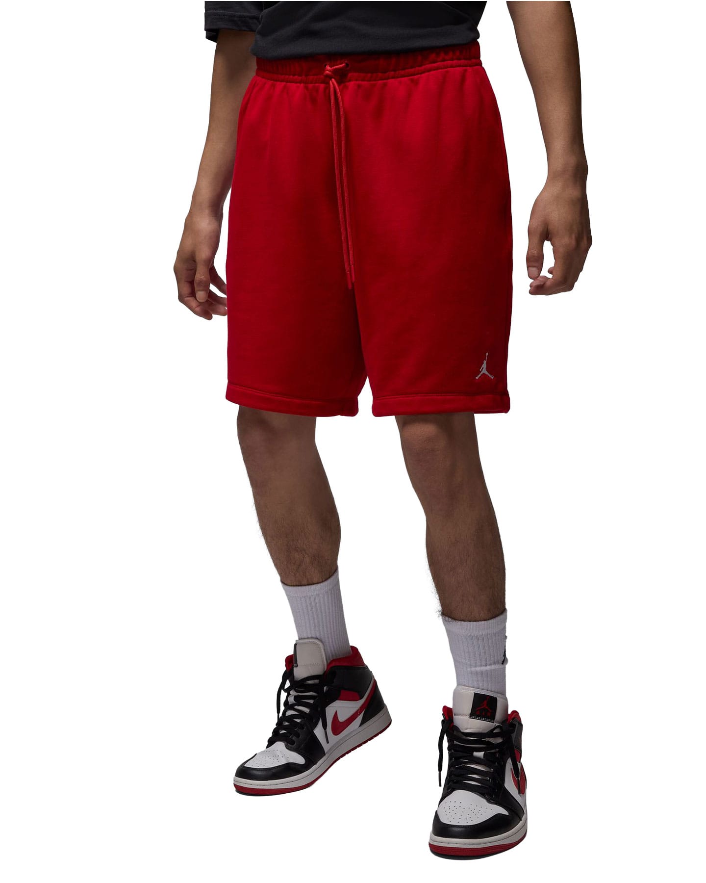 Jordan Brooklyn Fleece Shorts - Gym Red / White - -