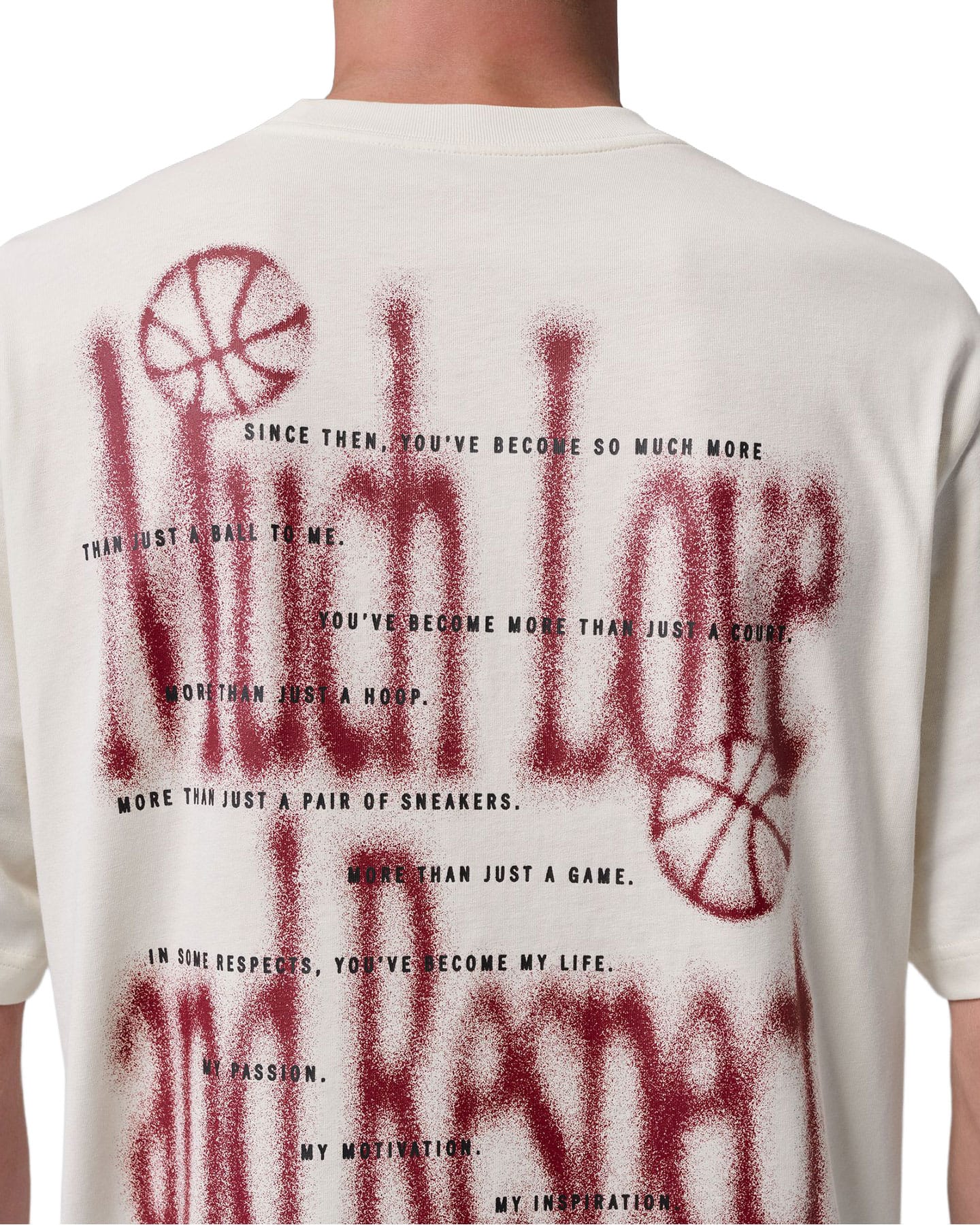 Jordan Brooklyn Love 85' Tee - Soft Pearl - -