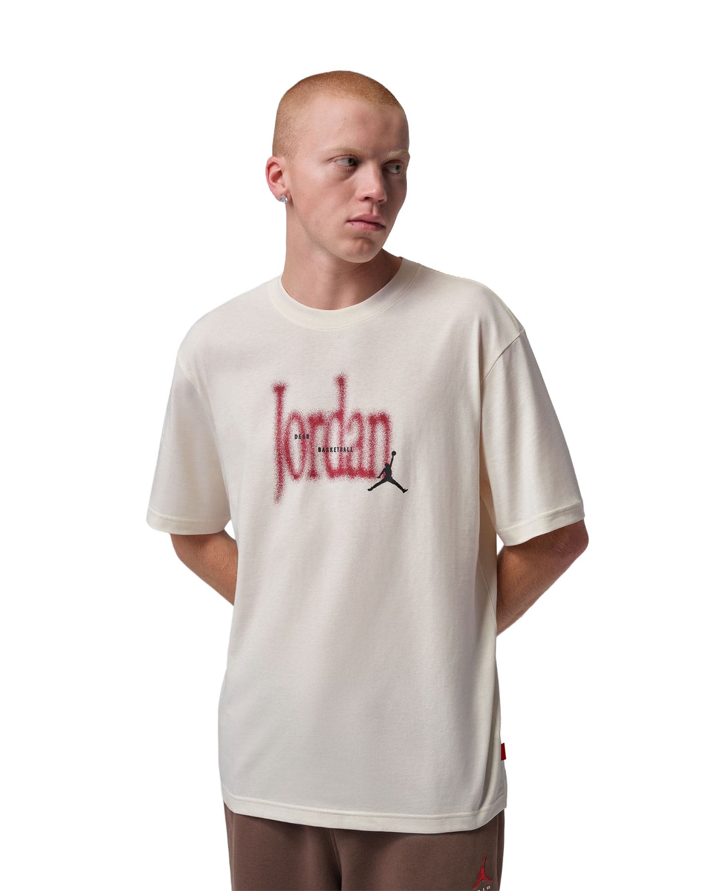 Jordan Brooklyn Love 85' Tee - Soft Pearl - -