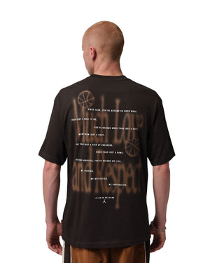 Jordan Brooklyn Love Tee - Shadow Brown - -