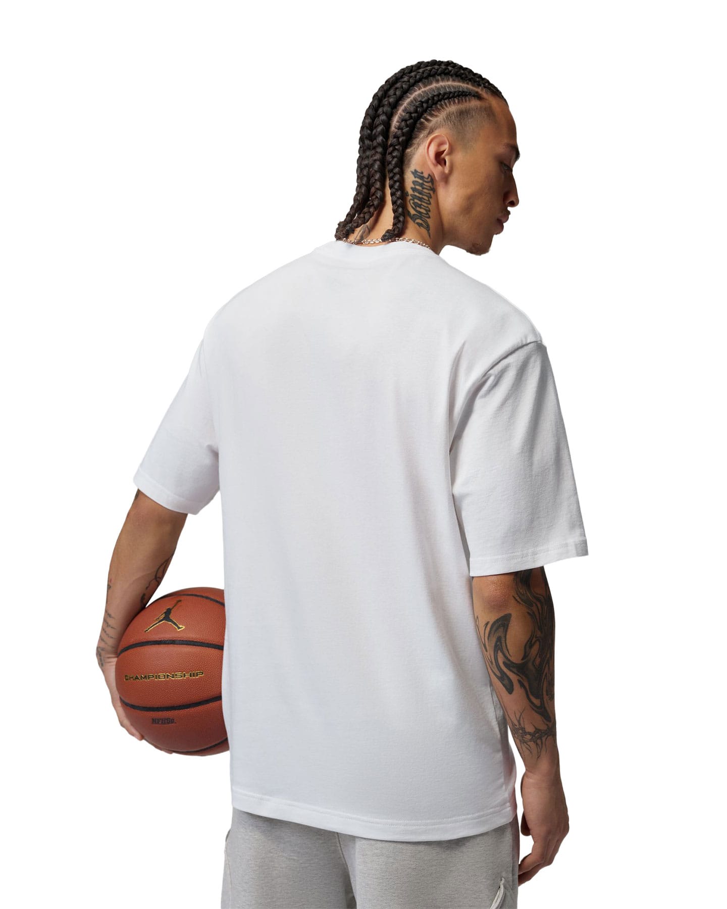 Jordan Brooklyn World's Best Tee - White / University Red - -