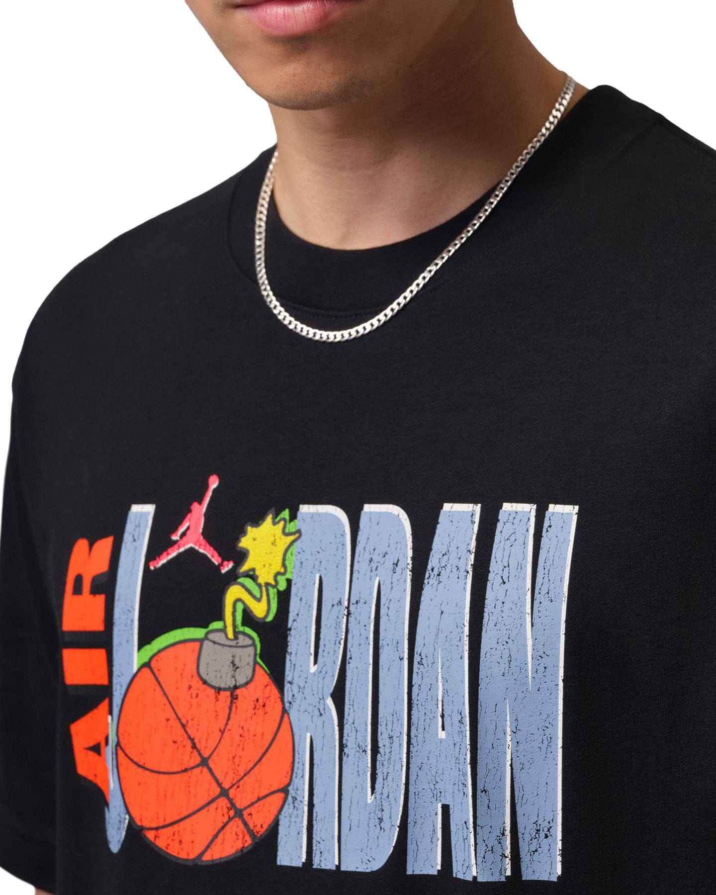 Jordan Cartoon Graphic Tee - Black - -