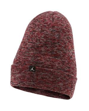 Jordan Cuffed Beanie - Heather Red - DJ6048 687 - 194958729257