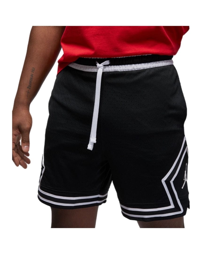 Jordan Dri-Fit Diamond Shorts - Black / White - DX1487 010 - 196153069435