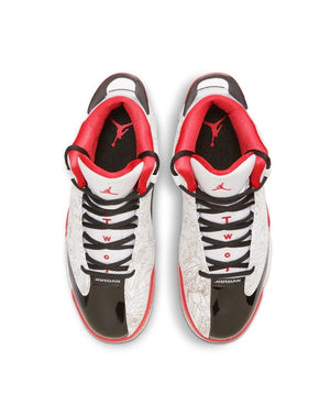 Jordan Dub Zero - White / Black / Neutral Grey / True Red - -