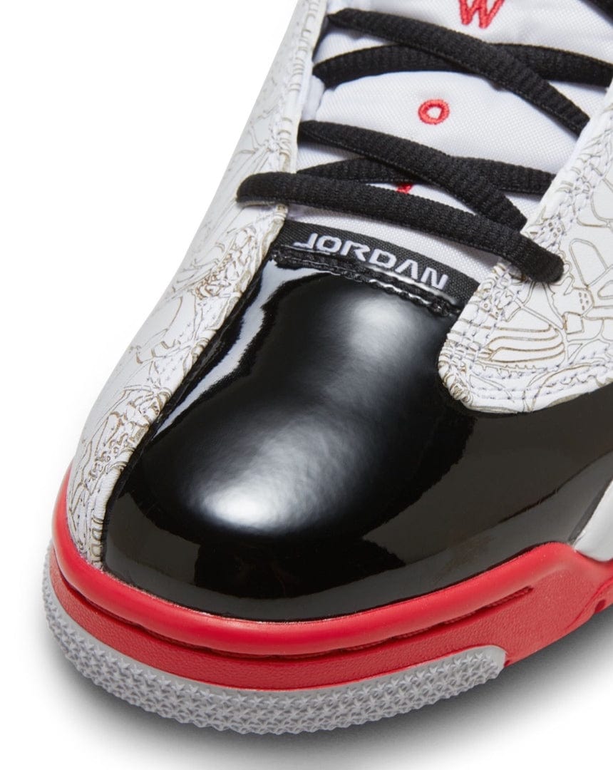 Jordan Footwear Jordan Dub Zero - White / Black / Neutral Grey / True Red