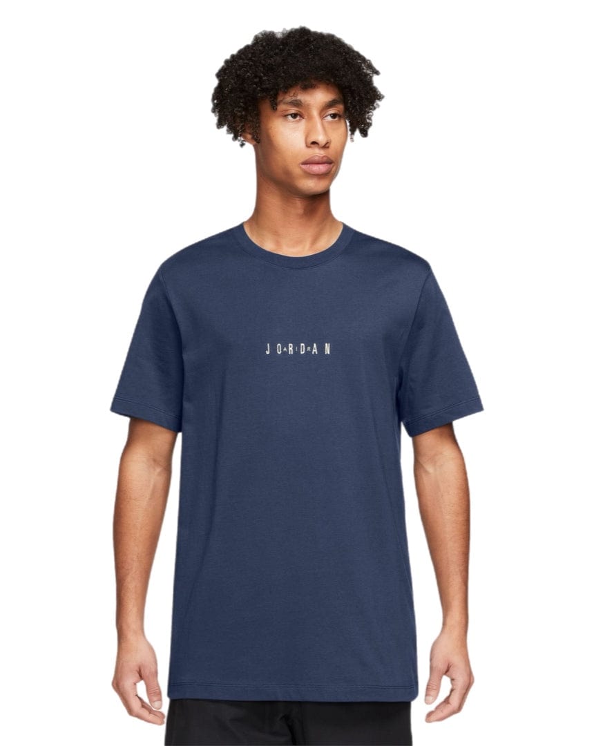 Jordan Embroidered Jordan Air Tee - Midnight Navy - -