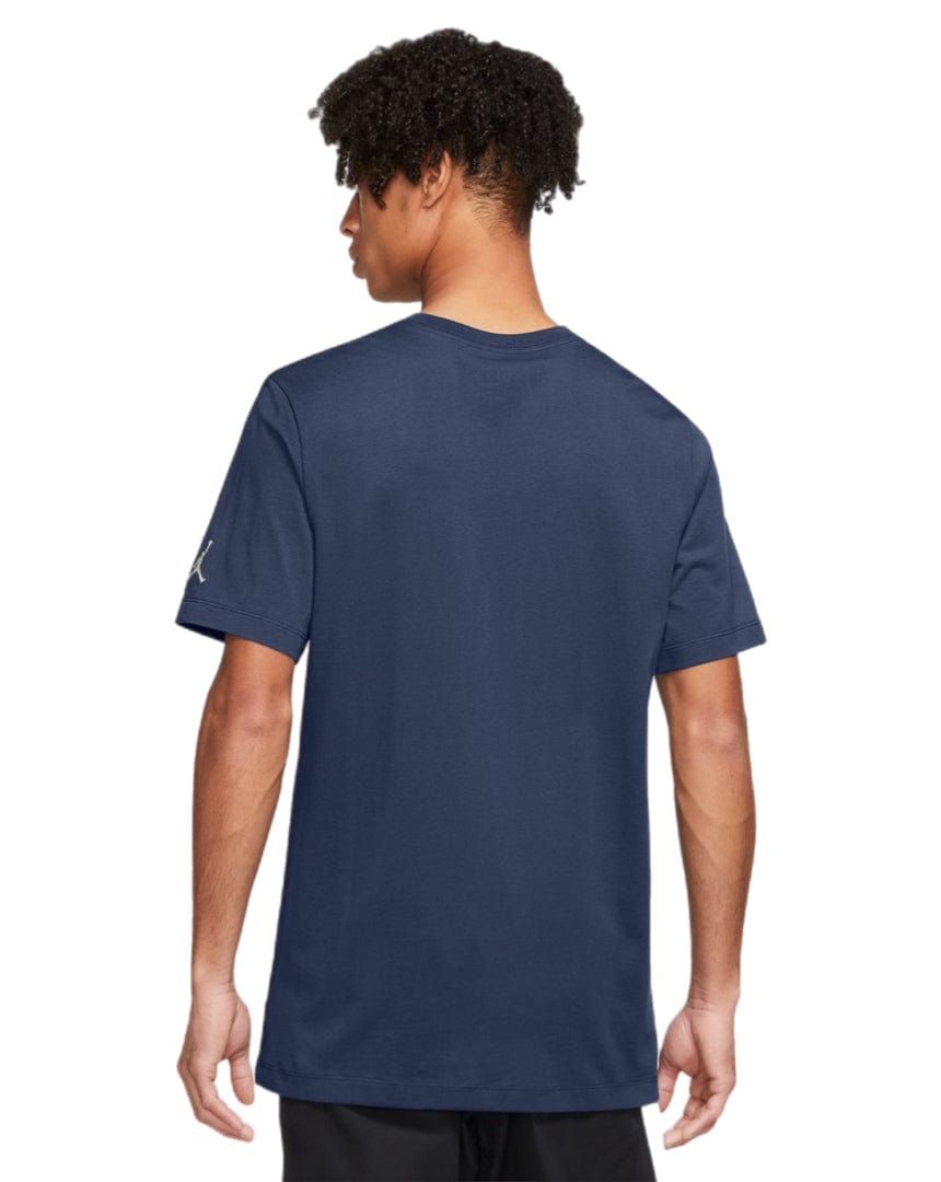 Jordan Embroidered Jordan Air Tee - Midnight Navy - -