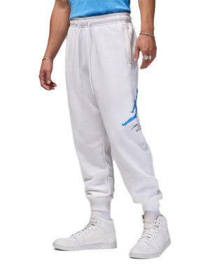 Jordan Essential Baseline Fleece Pants - White / Legend Blue - FD7345 100 -