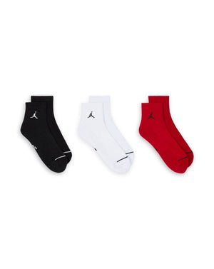 Jordan Everyday 3 Pack Ankle Socks - -