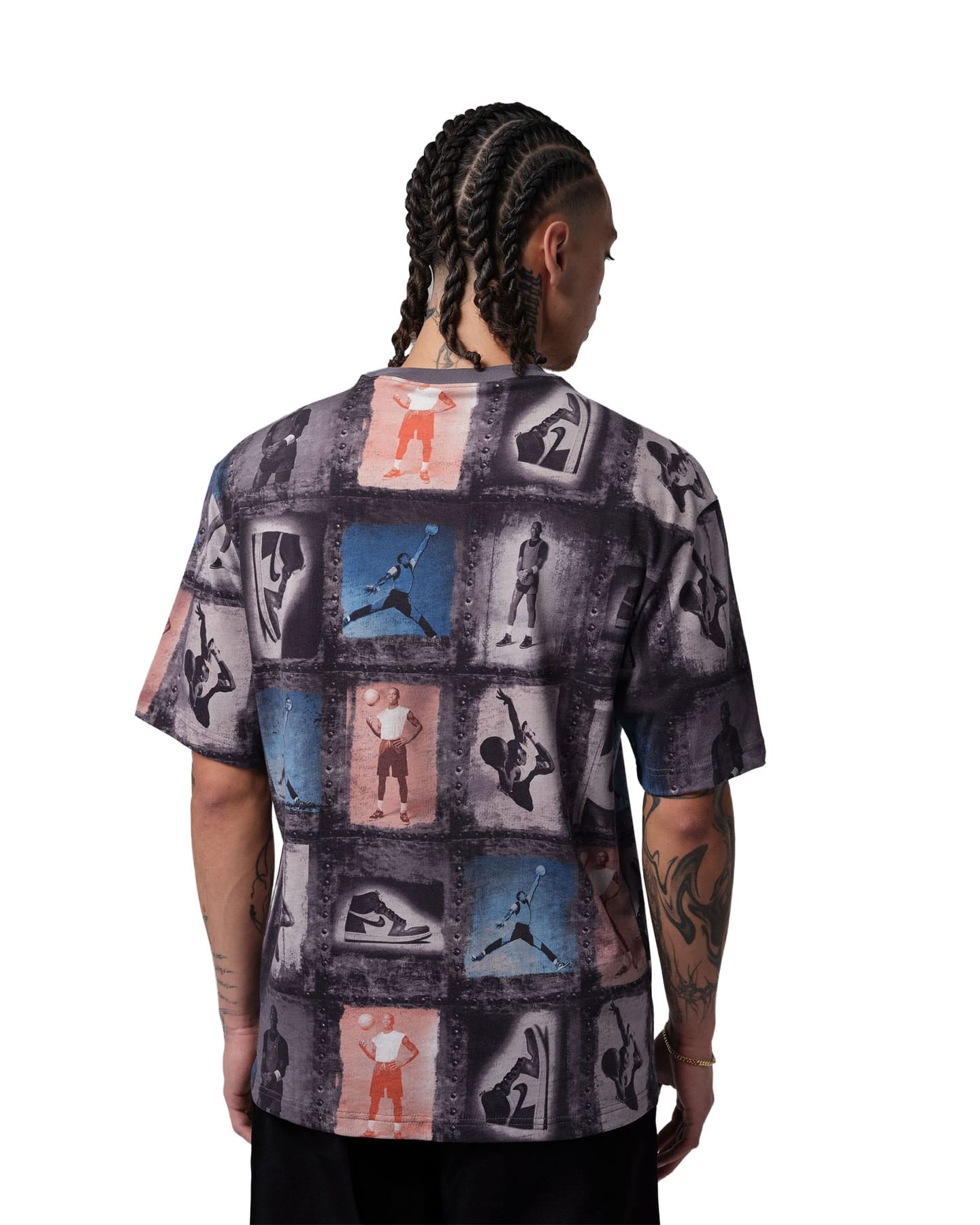 Jordan Flight Club AOP Tee - Black - -