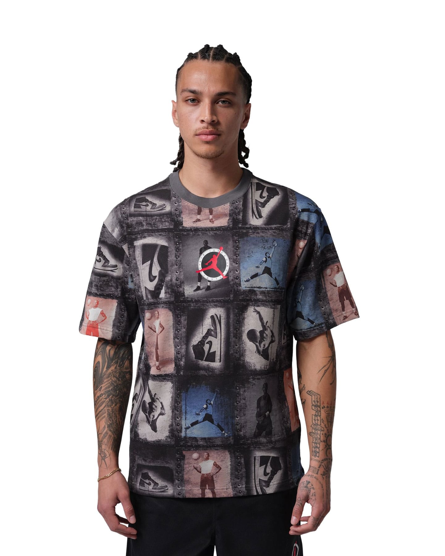 Jordan Flight Club AOP Tee - Black - -