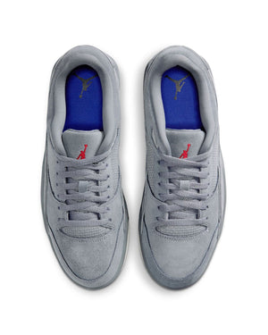 Jordan Flight Court - Cool Grey / Varsity Red - Wolf Grey - -