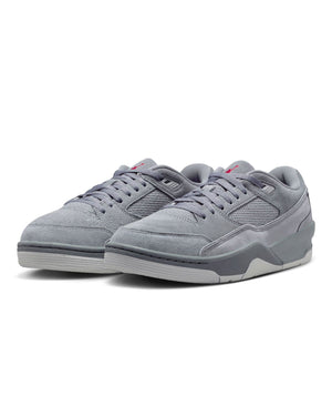 Jordan Flight Court - Cool Grey / Varsity Red - Wolf Grey - -