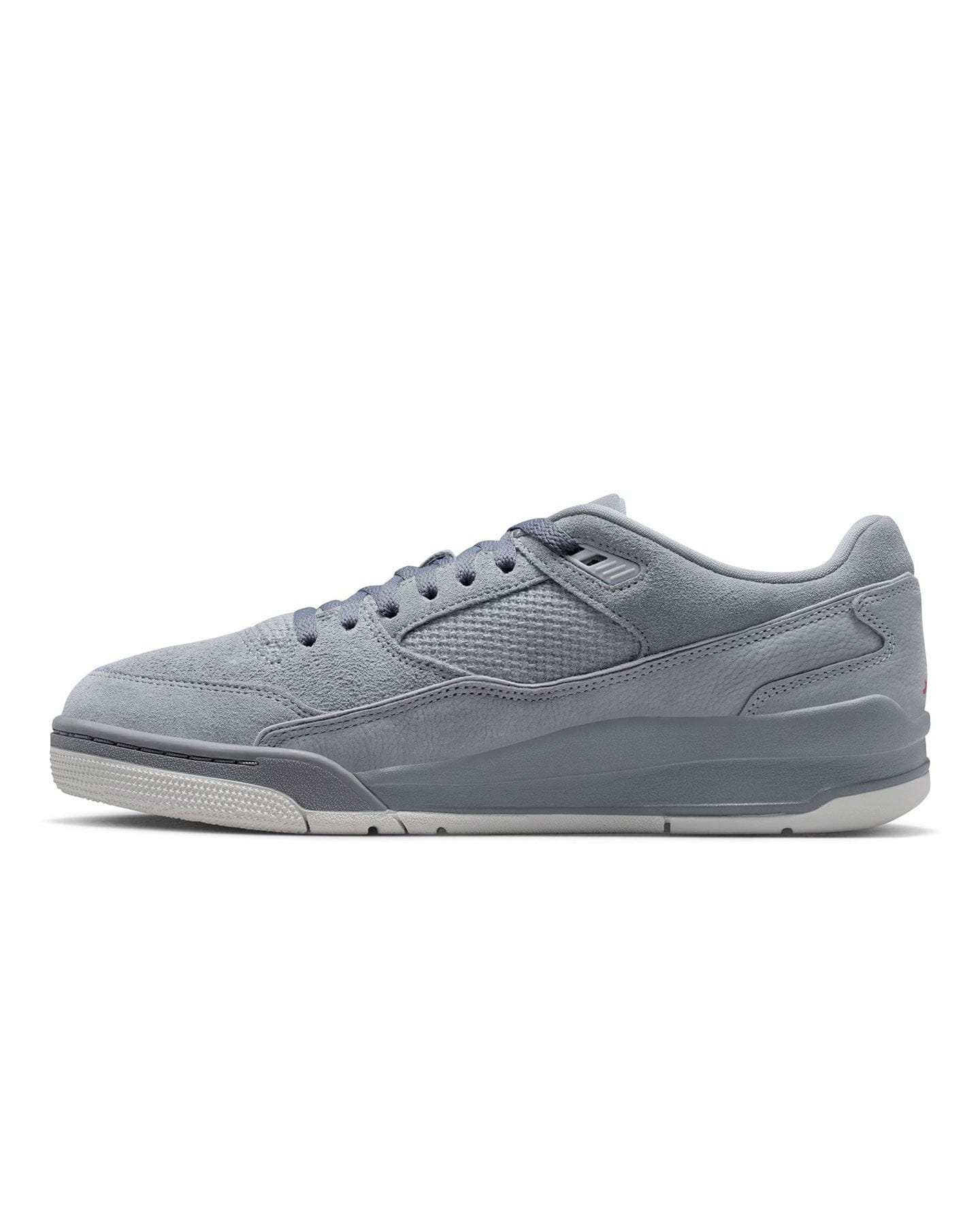 Jordan Flight Court - Cool Grey / Varsity Red - Wolf Grey - -