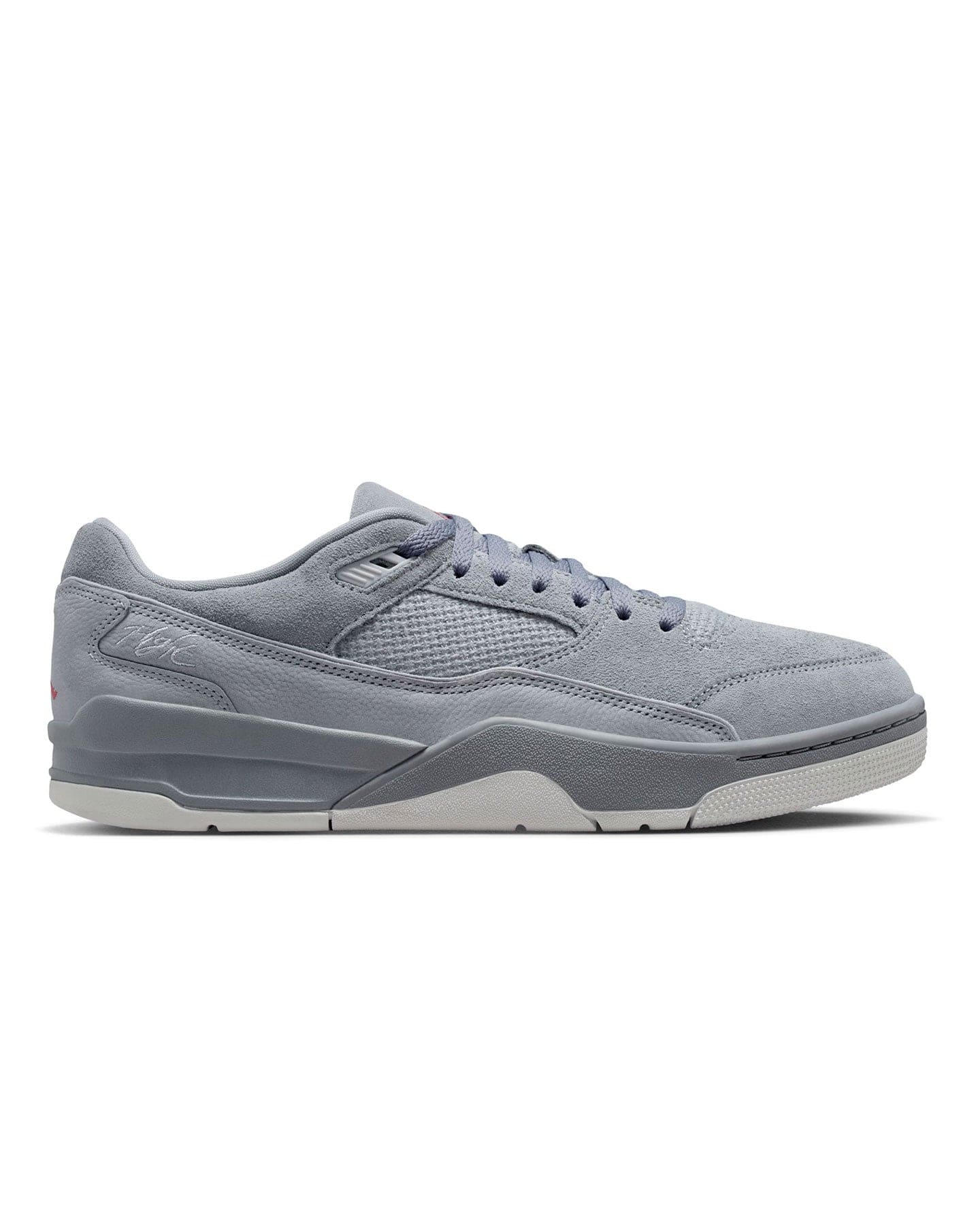 Jordan Flight Court - Cool Grey / Varsity Red - Wolf Grey - -