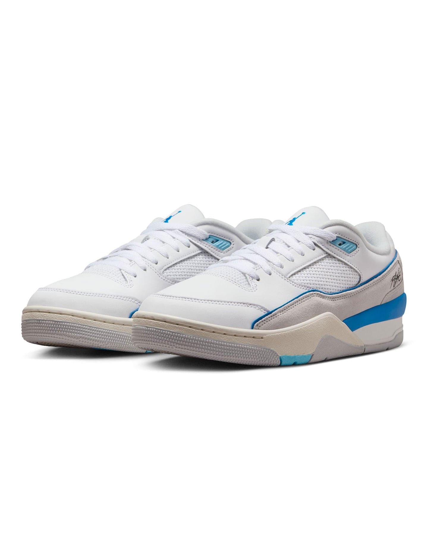 Jordan Flight Court - White / Photo Blue - Pure Platinum - Sail - -
