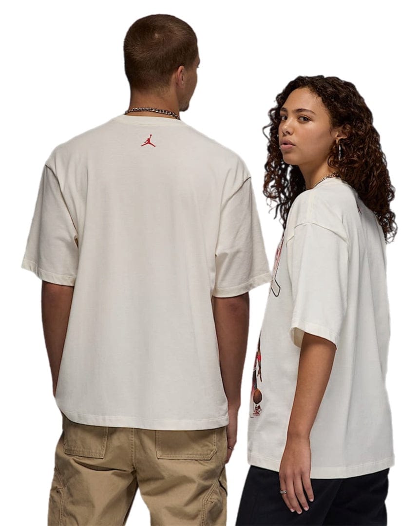 Jordan Flight Essential Oversized Tee - Sail - -