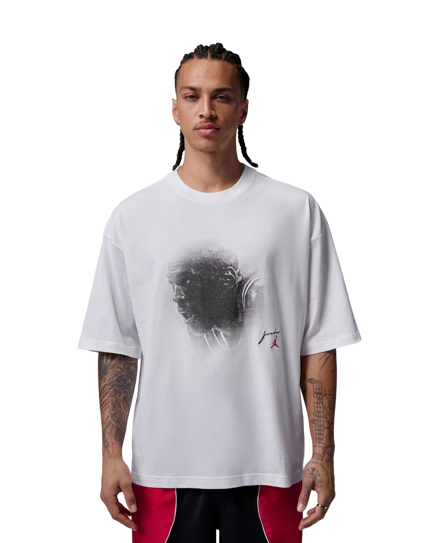 Jordan Flight Essential Oversized Tee - White - -