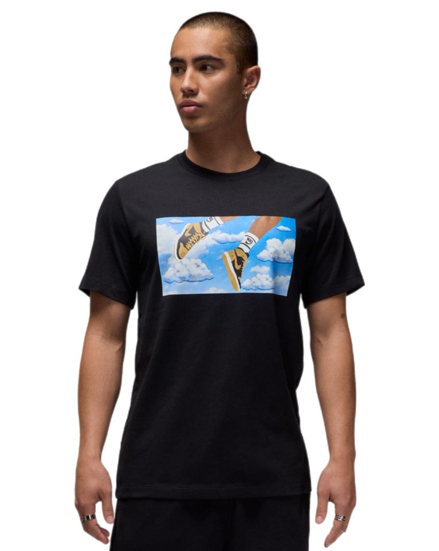 Jordan Flight Essential Short Sleeve Tee - Black - FZ1967 011 - 197599995173