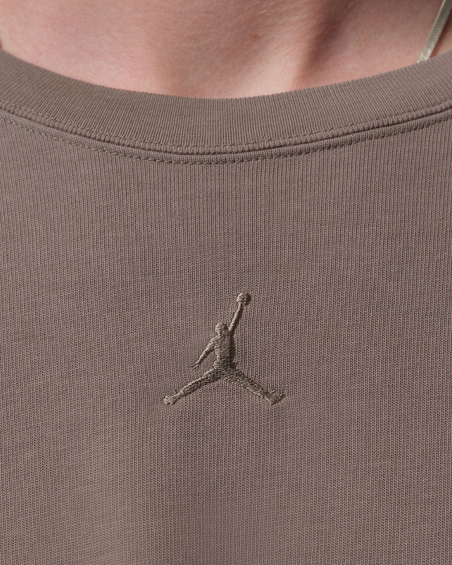 Jordan Flight Heavyweight Longsleeve Shirt - Olive Grey / Sail - -