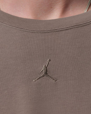 Jordan Flight Heavyweight Longsleeve Shirt - Olive Grey / Sail - -