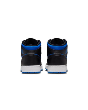 Jordan Footwear Jordan 1 Mid ( GS ) - Black / Royal Blue
