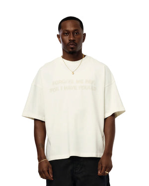 Jordan "Forgive Me" Tee - Sail / NC - Black - -