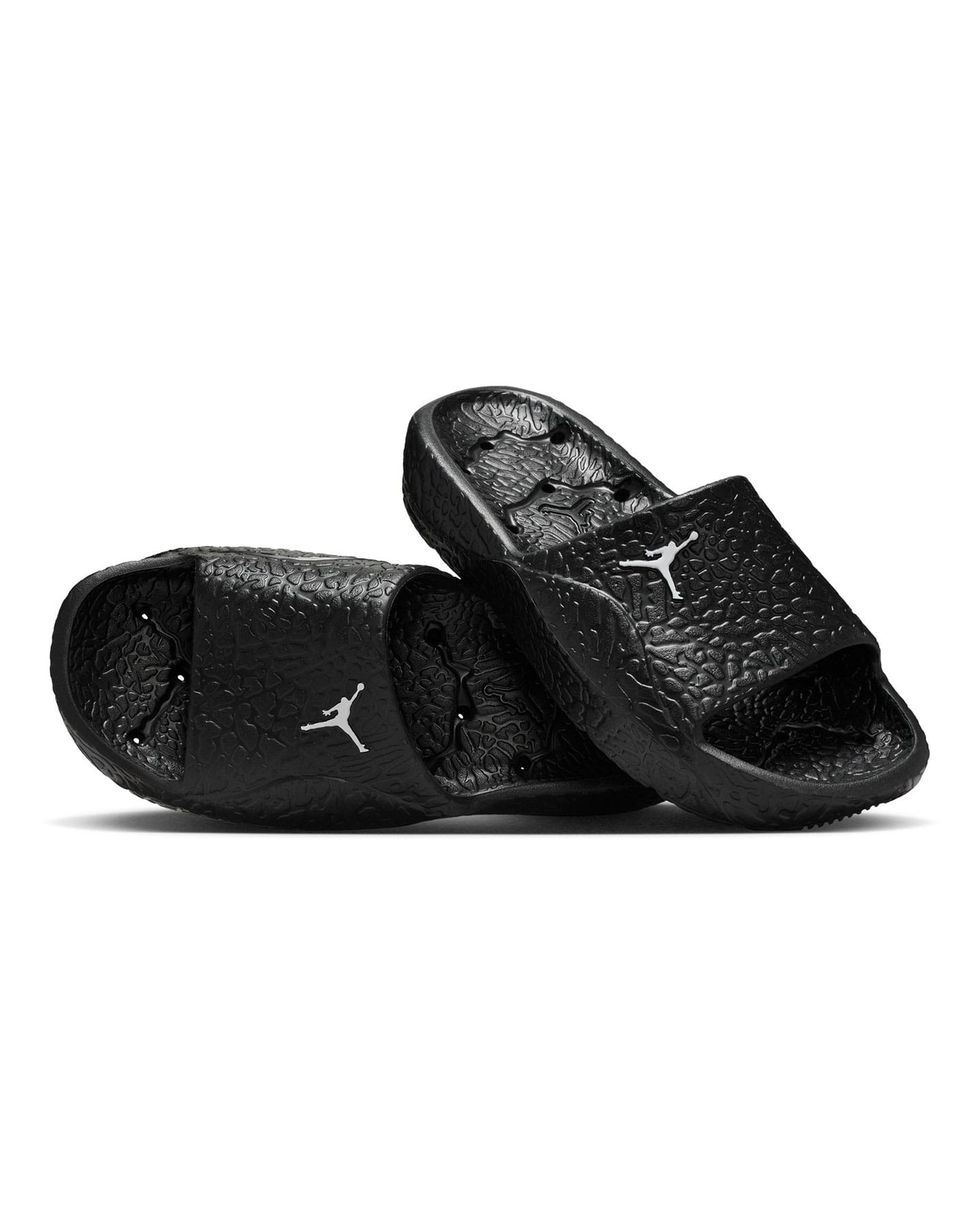 Jordan Franchise Shower Slides - Black / White - -